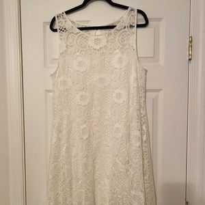 Dress Barn White Dress.